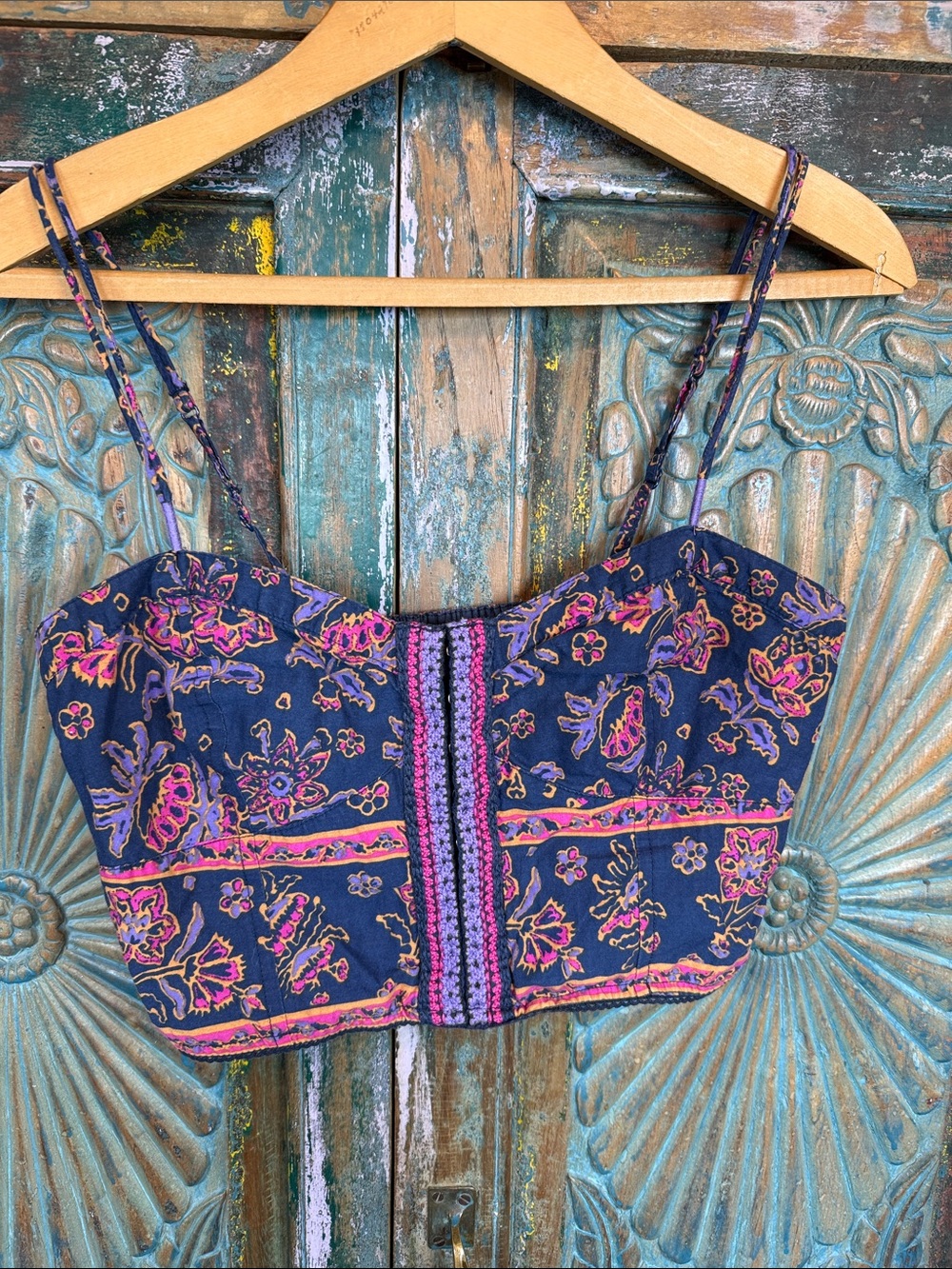Boho bandeau crop top American Eagle